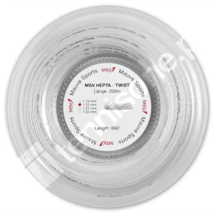 MSV Hepta-Twist White 200m - tennis string