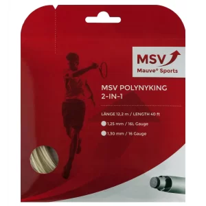 MSV Polynyking 2 - in - 1 - tennis string