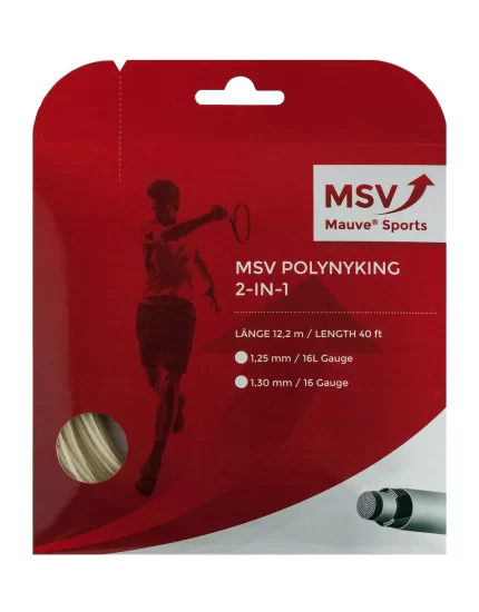 MSV Polynyking 2 - in - 1 - tennis string