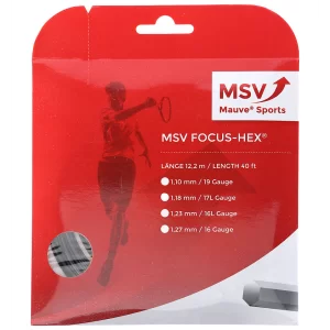 MSV Focus Hex Black - tennis string