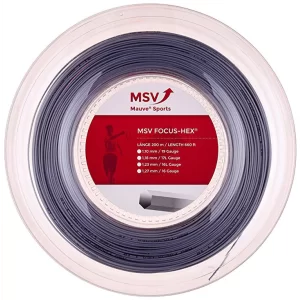 MSV Focus Hex Grey 200m - tennis string