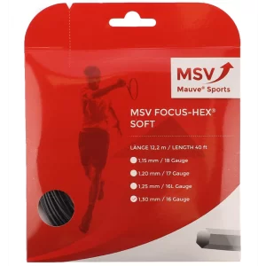 MSV Focus Hex Soft Czarny - tennis string