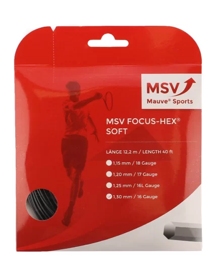 MSV Focus Hex Soft Czarny - tennis string