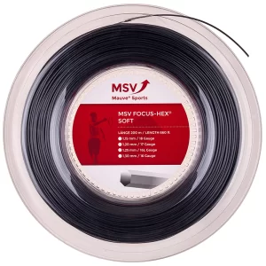 MSV Focus Hex Soft Black 200m - tennis string