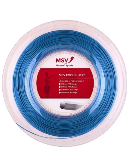 MSV Focus Hex Sky Blue 200m - tennis string
