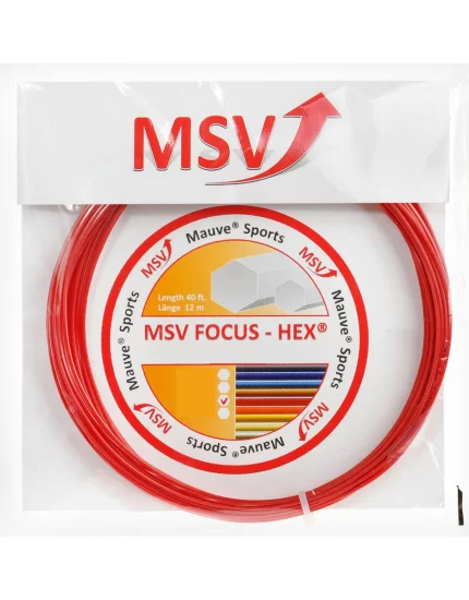 MSV Focus Hex Red - naciąg tenisowy