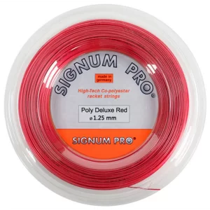 Signum Pro Poly Deluxe Red 200m - tennis string