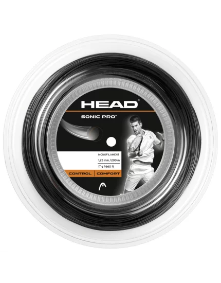 Head Sonic Pro Black 200m - tennis string