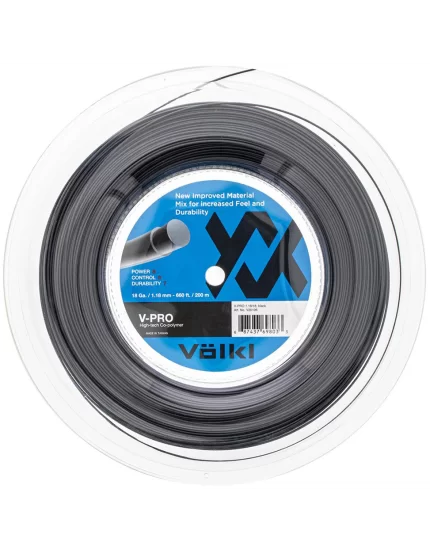 Volkl V-Pro Black 200m - tennis string