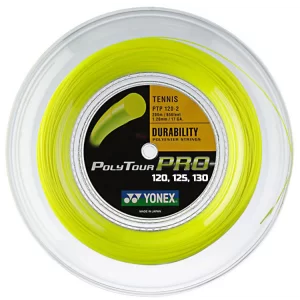 Yonex Poly Tour Pro Neon Yellow 200m - tennis string
