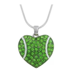 Gamma Silent Passion Heart-Charm Green