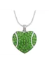 Gamma Silent Passion Heart-Charm Green