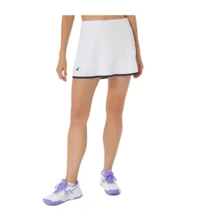 Asics Women Court Skort Brilliant White - tennis skort