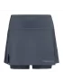 Head Club Basic Skort W Anthracite - tennis skort