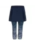 Head DYNAMIC 3/4 Tights Skort Women Dark Blue Print Vision - women's tennis skort