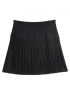 Wilson W Midtown Skirt Black - womens tennis skirt