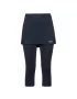Head Club 3/4 Tights Skort W Dark Blue - womens tennis skort + leggins