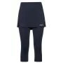 Head Club 3 / 4 Tights Skort W Dark Blue - womens tennis skort  +  leggins