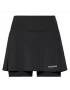 Head Club Basic Skort Long Black - women tennis skort