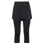 Head Club 3 / 4 Tights Skort W Black - womens tennis skort