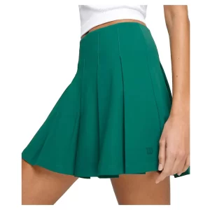 Wilson W Classic Pleated Skirt Field Green