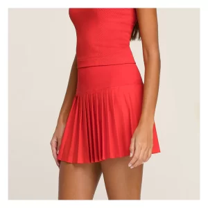 Wilson W Midtown Skirt Infrared - womens tennis skirt