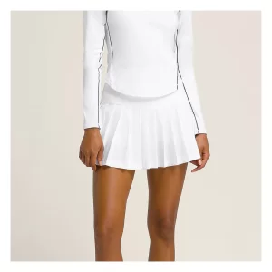 Wilson W Midtown Tennis Skirt Bright White