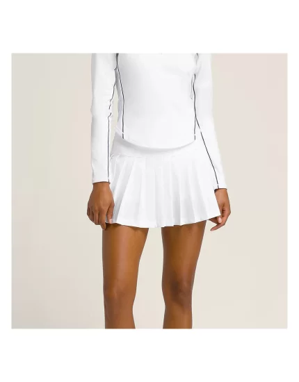 Wilson W Midtown Tennis Skirt Bright White