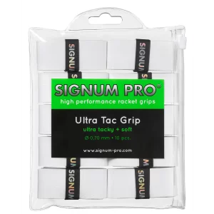Signum Pro Ultra Tac Grip White 10 Pack - overgrip