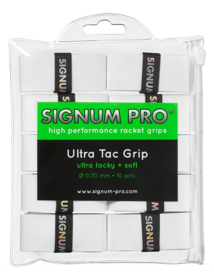 Signum Pro Ultra Tac Grip White 10 Pack - overgrip