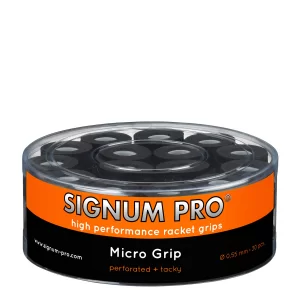 Signum Pro Micro Grip Black (30 pcs.) - racket grips