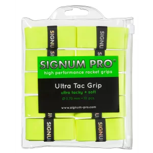 Signum Pro Ultra Tac Grip Yellow 10 Pack - overgrip