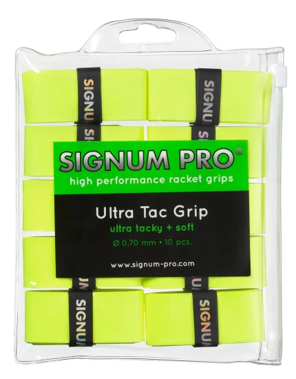 Signum Pro Ultra Tac Grip Yellow 10 Pack - overgrip