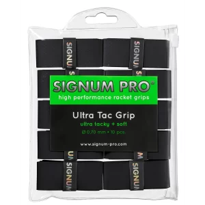 Signum Pro Ultra Tac Grip Black 10 Pack - overgrip