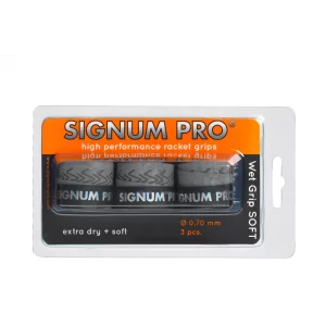 Signum Pro Wet Grip Soft Grey 3 Pack - overgrip