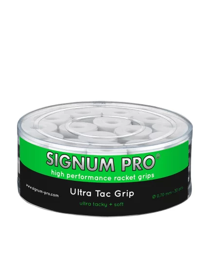 Signum Pro Ultra Tac Grip White 30 Pack - overgrip