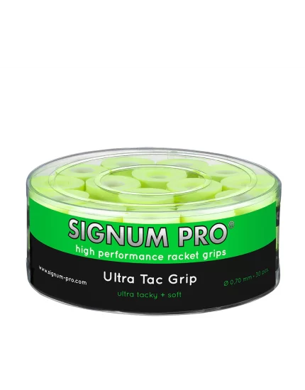 Signum Pro Ultra Tac Grip Yellow 30 Pack - overgrip