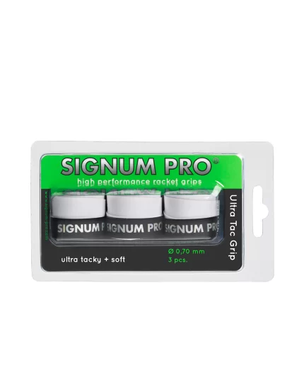 Signum Pro Ultra Tac Grip White 3 Pack - overgrip