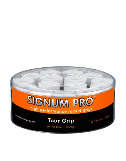 Signum pro Tour Grip White 30 Pack - overgrip