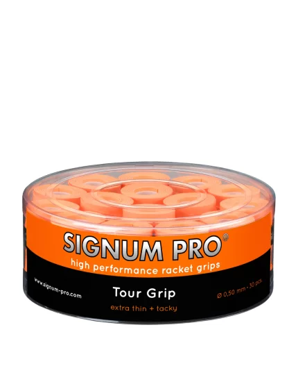 Signum Pro Tour Grip Orange (30 pcs.) - high performance racket grip