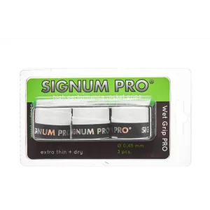 Signum Pro Wet Grip Pro White 3 Pack - overgrip