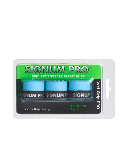 Signum Pro Wet Grip Pro Blue 3 Pack - overgrip