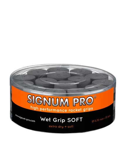 Signum Pro Wet Grip Soft Grey 30 Pack - overgrip