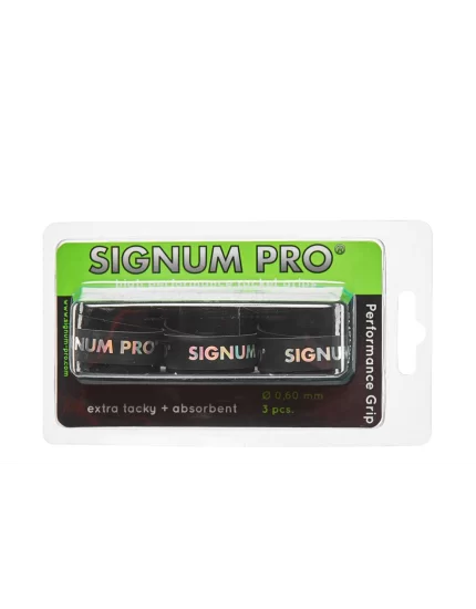 Signum Pro Performance Grip Black 3 pcs. - high performance racket grips