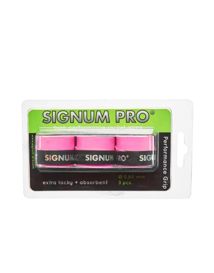 Signum Pro Performance Grip Pink (3 pcs.) - racket grips