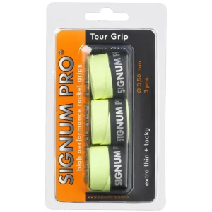 Signum pro Tour Grip Neon Yellow 3 Pack - overgrip
