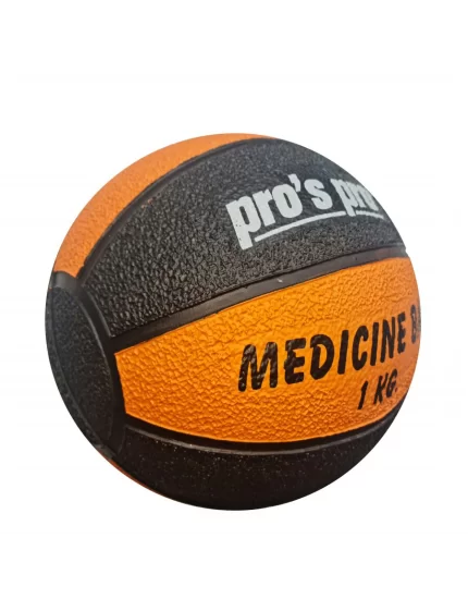 Pro's Pro 1 kg Black Orange - medicine ball