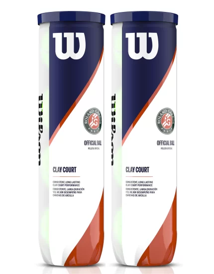 Wilson Roland Garros Clay Court (2 x 4 pcs.) - tennis balls