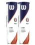Wilson Roland Garros Clay Court (2 x 4 pcs.) - tennis balls