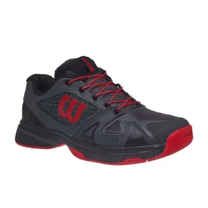 Wilson Rush Pro Junior QL Ebony Black Red - buty tenisowe